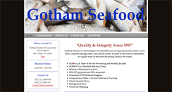 Desktop Screenshot of gothamseafood.com